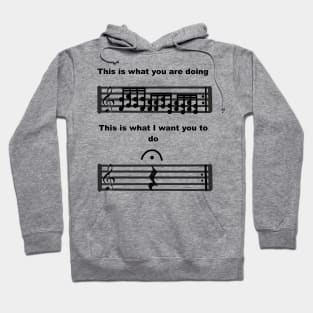 music humor be silent Hoodie